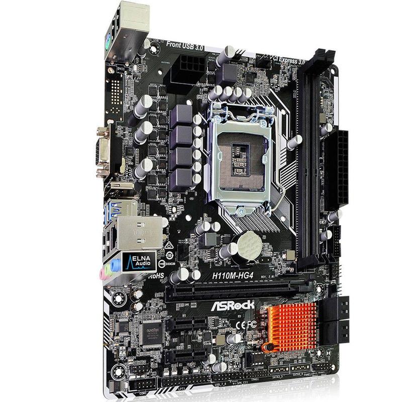 Processador Intel Core i3 7100 7ª Geração + Placa mãe H110M +